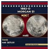 1882-o Morgan Dollar $1 Grades ms65