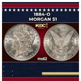 1884-o Morgan Dollar $1 Grades ms62