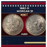 1882-o Morgan Dollar $1 Grades ms63+