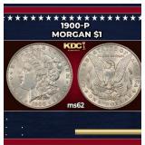 1900-p Morgan Dollar $1 Grades ms62