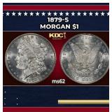 1879-s Morgan Dollar $1 Grades ms62