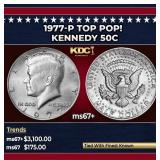 1977-p Kennedy Half Dollar TOP POP! 50c ms67+ SEGS