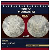 1901-o Morgan Dollar $1 Grades ms65