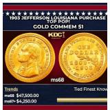 1903 Jefferson Louisiana Purchase Gold Commem Doll