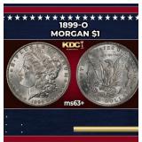 1899-o Morgan Dollar $1 Grades ms63+