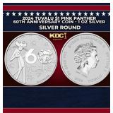 2024 Tuvalu $1 Pink Panther 60th Anniversary Coin