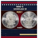 1880-s Morgan Dollar $1 Grades ms63+