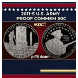 2011-s U.S. Army Proof Modern Commem Half Dollar 5