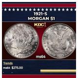 1921-s Morgan Dollar $1 Grades ms64