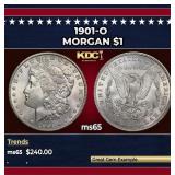 1901-o Morgan Dollar $1 Grades ms65