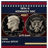 1974-s Proof Kennedy Half Dollar 50c pr70 dcam SEG