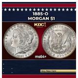 1885-o Morgan Dollar $1 Grades ms64+