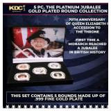 5 Coin Queen Elizabeth II - The Platnium Jubalee -