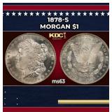1878-s Morgan Dollar $1 Grades ms63