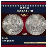 1882-o Morgan Dollar $1 Grades ms65
