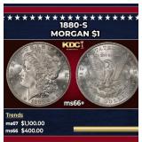 1880-s Morgan Dollar $1 ms66+ SEGS