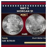 1887-s Morgan Dollar $1 ms65 SEGS