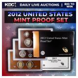 Rare KEY 2012 United States Mint Proof Set - 14 Co