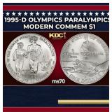1995-d Olympics Paralympics Modern Commem Dollar $