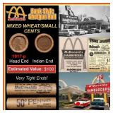 Lincoln Wheat Cent 1c Mixed Roll Orig Brandt McDon