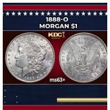 1888-o Morgan Dollar $1 Grades ms63+