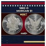 1882-o Morgan Dollar $1 Grades ms63+