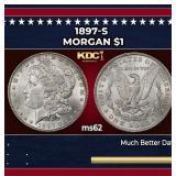 1897-s Morgan Dollar $1 Grades ms62