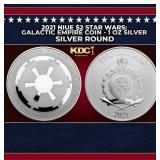 2021 Niue $2 Star Wars: Galactic Empire Coin - 1 o