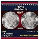 1897-s Morgan Dollar $1 ms66+ SEGS
