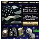 2008 U.S. Mint American Legacy Collection Set 15 C