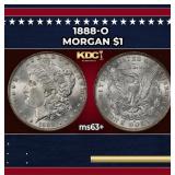 1888-o Morgan Dollar $1 Grades ms63+