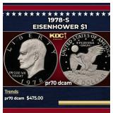 1978-s Proof Eisenhower Dollar $1 pr70 dcam SEGS