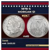 1878-s Morgan Dollar $1 Grades ms65