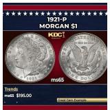 1921-p Morgan Dollar $1 Grades ms65