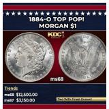 1884-o Morgan Dollar TOP POP! $1 ms68 SEGS