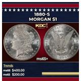 1880-s Morgan Dollar $1 Grades ms65+