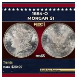 1884-o Morgan Dollar $1 Grades ms65