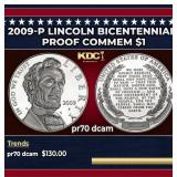 2009-P Lincoln Bicentennial Proof Modern Commem Do