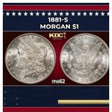 1881-s Morgan Dollar $1 Grades ms62