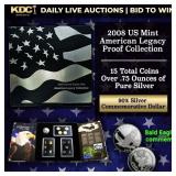 2008 U.S. Mint American Legacy Collection Set 15 C