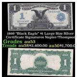 1899 $1 large size Silver Certificate "Black Eagle