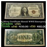 1935A $1 Silver Certificate Hawaii WWII Emergency