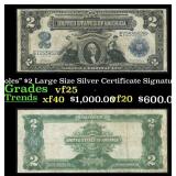 1899 $2 Large Size Silver Certificate "Mini-Portho