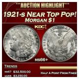 1921-s Morgan Dollar Near Top Pop! $1 ms66+ SEGS