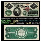 1862 $2 Large Size Legal Tender Note "Greenback" A