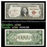 1935A $1 Silver Certificate Hawaii WWII Emergency