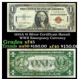 1935A $1 Silver Certificate Hawaii WWII Emergency