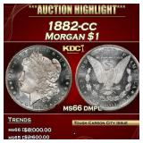 1882-cc Morgan Dollar $1 ms66 dmpl SEGS