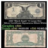 1899 $1 large size Silver Certificate "Black Eagle