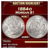 1884-o Morgan Dollar $1 ms66+ SEGS